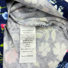 Load image into Gallery viewer, Girls floral, cotton hat / beanie, GUC, size 12 months,  