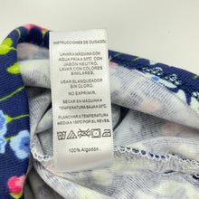 Load image into Gallery viewer, Girls floral, cotton hat / beanie, GUC, size 12 months,  