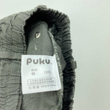 Load image into Gallery viewer, Girls PUKU HOUSE, grey cotton skirt, elasticated, sequins, GUC, size 1,  