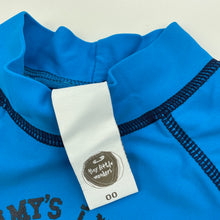 Load image into Gallery viewer, Boys Tiny Little Wonders, long sleeve rashie / swim top, EUC, size 00,  
