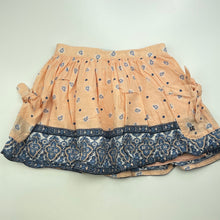 Load image into Gallery viewer, Girls Lee Cooper, lined lightweight cotton skirt, elasticated, L: 28cm, GUC, size 5,  