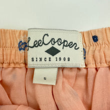 Load image into Gallery viewer, Girls Lee Cooper, lined lightweight cotton skirt, elasticated, L: 28cm, GUC, size 5,  