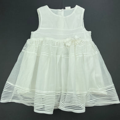 Girls H&M, cotton lined party dress, EUC, size 0, L: 41cm