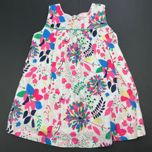 Load image into Gallery viewer, Girls Milky, lined lightweight cotton summer dress, GUC, size 2, L: 44cm