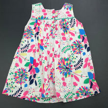Load image into Gallery viewer, Girls Milky, lined lightweight cotton summer dress, GUC, size 2, L: 44cm