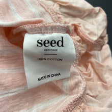 Load image into Gallery viewer, Girls Seed, pink &amp; white stripe cotton top, FUC, size 1,  