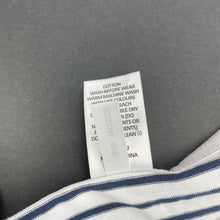 Load image into Gallery viewer, Girls Target, navy stripe cotton t-shirt / top, EUC, size 8,  