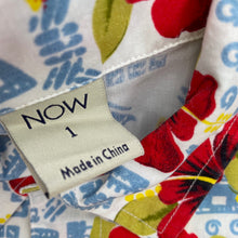 Load image into Gallery viewer, Boys Now, colourful floral short sleeve shirt, FUC, size 1,  