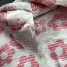 Load image into Gallery viewer, Girls Plum, floral lightweight cotton top, L: 33cm, EUC, size 00,  