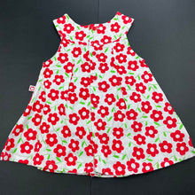 Load image into Gallery viewer, Girls Plum, floral lightweight cotton top, L: 33cm, EUC, size 00,  