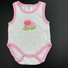 Load image into Gallery viewer, Girls B&amp;L, cotton singletsuit / romper, GUC, size 0000,  