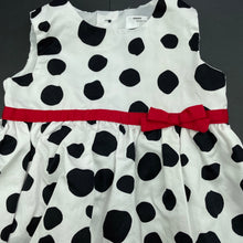 Load image into Gallery viewer, Girls Carters, lined cotton party dress, FUC, size 000, L: 32cm