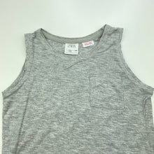 Load image into Gallery viewer, Boys Zara, grey marle singlet / tank top, GUC, size 3-4,  