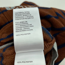 Load image into Gallery viewer, Boys Carters, fleece zip coverall / romper, brother, FUC, size 000,  