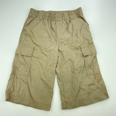 Boys Target, cotton cargo shorts, elasticated, EUC, size 6,  