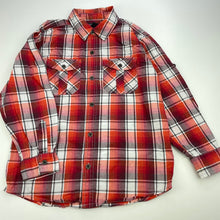 Load image into Gallery viewer, Boys Urban, checked lightweight cotton long sleeve shirt, FUC, size 7,  