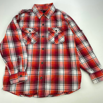 Boys Urban, checked lightweight cotton long sleeve shirt, FUC, size 7,  