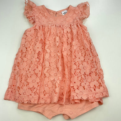 Girls Baby Berry, floral lace romper, EUC, size 1,  