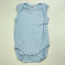 Load image into Gallery viewer, unisex Little Wishes, pointelle cotton singletsuit, FUC, size 000,  