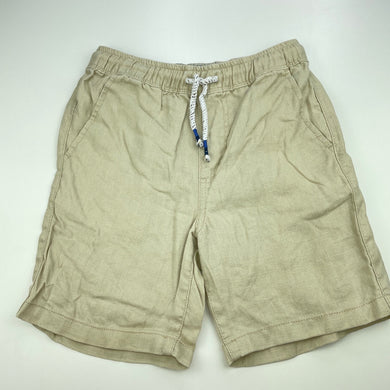 Boys Anko, linen shorts, elasticated, EUC, size 10,  