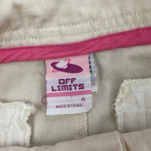 Load image into Gallery viewer, Girls OFF LIMITS, cropped cotton cargo pants, W: 66cm, Inside leg: 35cm, EUC, size 8,  