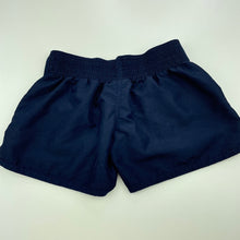 Load image into Gallery viewer, Girls Seven Mile, navy lightweight board shorts, elasticated, GUC, size 8,  