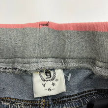 Load image into Gallery viewer, Girls YAKA KIDS, embroidered stretch denim pants, elasticated, Inside leg: 46cm, NEW, size 6,  