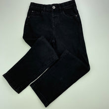 Load image into Gallery viewer, Boys Anko, black stretch denim jeans, adjustable, Inside leg: 44cm, GUC, size 6,  