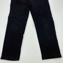 Load image into Gallery viewer, Boys Anko, black stretch denim jeans, adjustable, Inside leg: 44cm, GUC, size 6,  