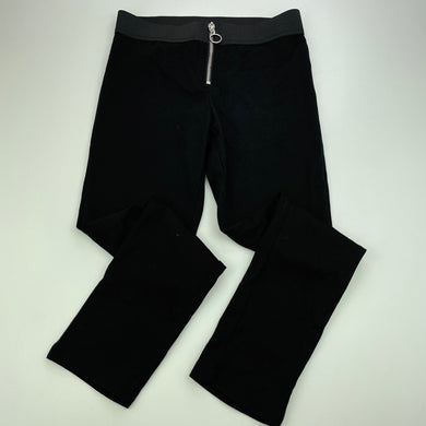 Girls Mango, lightweight stretchy pants, elasticated, Inside leg: 52cm, EUC, size 8,  