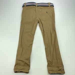 Boys KID, stretch cotton chino pants, adjustable, Inside leg: 41cm, EUC, size 3,  