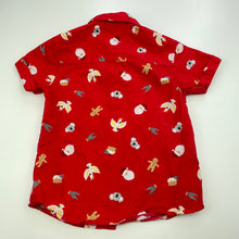 Load image into Gallery viewer, Boys Big W, cotton Christmas short sleeve shirt, GUC, size 1,  