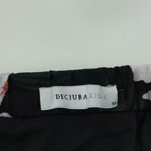 Load image into Gallery viewer, Girls Decjuba Kids, lined lightweight floral skirt, elasticated, L: 37.5cm (at centre), FUC, size 10,  