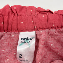 Load image into Gallery viewer, Girls Anko, lightweight skirt, elasticated, GUC, size 2,  