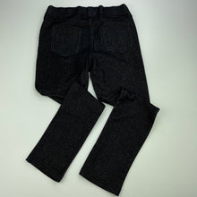 Load image into Gallery viewer, Girls Mango, stretchy denim leggings, elasticated, Inside leg: 48cm, EUC, size 8,  