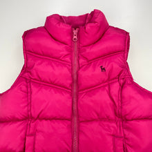Load image into Gallery viewer, Girls Old Navy, fleece lined puffer vest / jacket, L: 44cm, armpit to armpit: 39cm, FUC, size 7-8,  