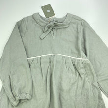 Load image into Gallery viewer, Girls My, grey cotton tunic top, L: 47cm, armpit to armpit: 32cm, NEW, size 5-6,  