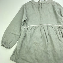 Load image into Gallery viewer, Girls My, grey cotton tunic top, L: 47cm, armpit to armpit: 32cm, NEW, size 5-6,  