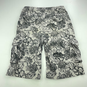 Boys Matalan, cotton cargo shorts, adjustable, FUC, size 4-5,  