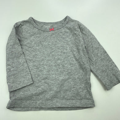 Girls Carters, cotton long sleeve t-shirt / top, EUC, size 12 months,  
