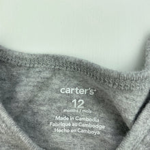 Load image into Gallery viewer, Girls Carters, cotton long sleeve t-shirt / top, EUC, size 12 months,  