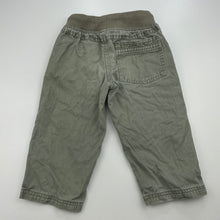 Load image into Gallery viewer, Boys Target, khaki cotton pants, elasticated, Inside leg: 26cm, FUC, size 1,  