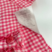 Load image into Gallery viewer, Girls Target, gingham lightweight cotton top, GUC, size 1,  