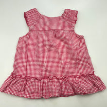 Load image into Gallery viewer, Girls Target, gingham lightweight cotton top, GUC, size 1,  