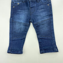 Load image into Gallery viewer, Boys Target, stretch denim jeans / bottoms, adjustable, EUC, size 000,  