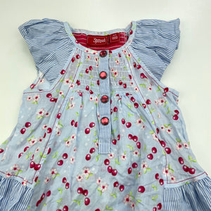 Girls Sprout, lightweight cotton casual dress, EUC, size 000, L: 36cm