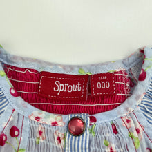 Load image into Gallery viewer, Girls Sprout, lightweight cotton casual dress, EUC, size 000, L: 36cm