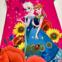 Load image into Gallery viewer, Girls Frozen Fever, nightie / night dress, armpit to armpit: 36cm, L: 71cm, no size label, EUC, size 9-10,  