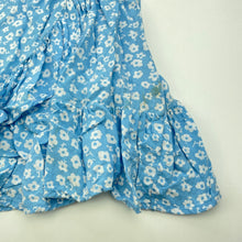 Load image into Gallery viewer, Girls Mango, lightweight floral casual dress, marks lower left skirt, FUC, size 10, L: 61cm