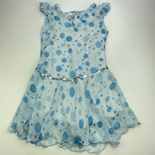 Load image into Gallery viewer, Girls Tickled Pink, lined lightweight party dress, FUC, size 3, L: 55cm